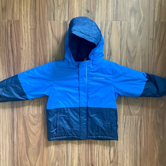 Columbia Kids Two-Tone Blue Snow Jacket 3T - Picture 1 of 6
